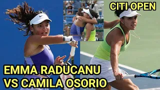 Emma Raducanu vs Camila Osorio 2nd round Citi Open 2022 | Emma Raducanu Citi Open