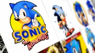 Drawing SONIC in different styles ( Sonic the hedgehog )