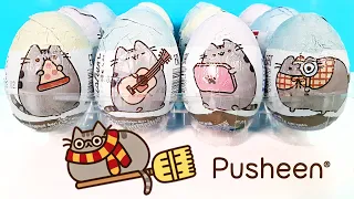 PUSHEEN шоколадные яйца Mega Secret 2021! СЮРПРИЗЫ, новая серия ИГРУШКИ Kinder Surprise unboxing