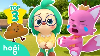 [TOP 3] Ouch! Boo Boo song and Potty Party｜10 min｜Songs for Kids | Nursery Rhymes｜Hogi Pinkfong
