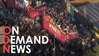 HUGE West Ham Street Party & Parade After Europa Conference League Win ⚽️