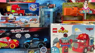 Disney Pixar Cars Toy Collection Unboxing Review | Lightning McQueen Speedway Mega Garage