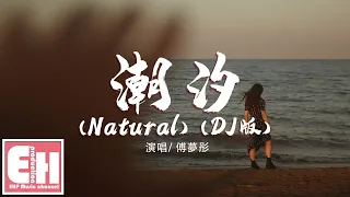 傅夢彤 - 潮汐（Natural）（DJ版）『藍色的海底 遠山的風景，我們的距離遙不可及。』【動態歌詞Lyrics】