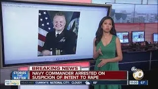 Navy commander arrested in sex crimes investigation