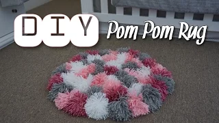 DIY Pom Pom Rug | Using My Hands