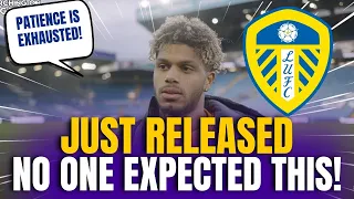 JUST RELEASED! NO ONE EXPECTED THIS! LEEDS UNITED NEWS