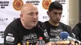 ArmFC-12 Official Weigh-In Press  ( MMA Armenia)