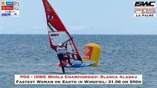 Blanca Alabau best performance in the World Windfoil Woman at POS-ISWC World Championship