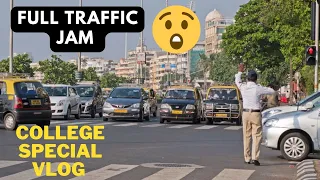 how to drive bike in traffic college special vlog Ahmedabad to gandhinagar trip 🏍️😍@riderdkgj25