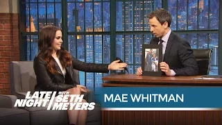 Mae Whitman Has Made Out with Three Friday Night Lights Cast Members - Late Night with Seth Meyers