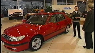 Saab 9-5 sportcombi. Launch 1998
