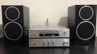 YAMAHA CD-NT670+A-670 & Wharfedale Diamond 210