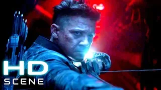 Hawkeye Gets Infinity Gauntlet Kills Alien Gogs Fight Scene - AVENGERS ENDGAME (2019) Movie Clip HD