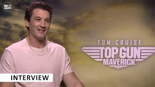 Top Gun Maverick - Miles Teller on training with Tom Cruise & the feeling of acting in the air