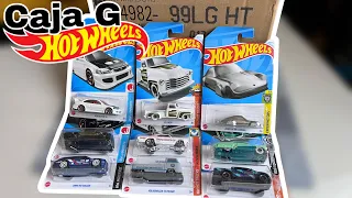 Nueva caja de HOT WHEELS letra G 2024 / Honda civic, Porsche 911, Ford y muchos más