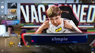 CEH9 (СЕНЯ)СМОТРИТ РАЙЗ S1MPLE ПОЛУЧИЛ VAC BAN! ШОК! НЕРЕАЛЬНЫЙ КОМБЕК НАВИ!