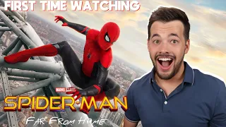 First Time Watching Spider-Man: Far From Home [REACTION] | MCU Phase 3