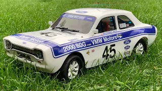 RC 1/10th Mk1 Ford Escort Rally Car With Cockpit & Roll Cage project. Tamiya TT02 & L&LModels Body.