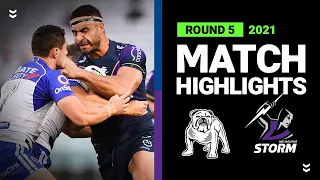 Bulldogs v Storm Match Highlights | Round 5, 2021 | Telstra Premiership | NRL