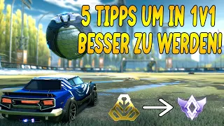 5 WERTVOLLE TIPPS UM IN 1VS1 BESSER ZU WERDEN 🔥 | Rocket League deutsch Tutorial