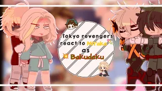 🌻• Tokyo revengers react to Mitake as Bakudeku•🌻[My AU]/•Akira•