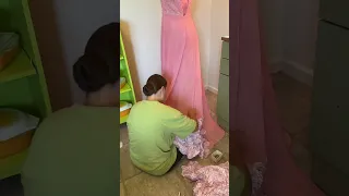 DIY Pastel Fairy Flower Wedding Dress / Wedding Dress Upcycle