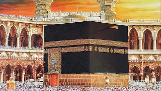 Holy Kaaba#Mecca#Acrylic Painting#Kaaba Painting