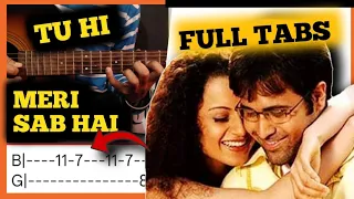 Tu Hi Meri Shab Hai Full guitar tabs with Notation|step by step|Gangster|K.K|Emraan #tabs #tutorial