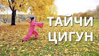 Тайцзицюань с мечом. Тайчи. Цигун. Стиль чень — Мария Цыганова