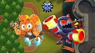 [Bloons TD 6] Dark Castle CHIMPS Black Border with Rosalia (v43.1)