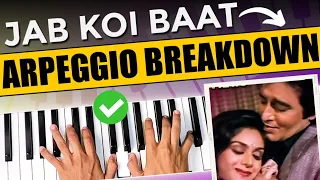 Jab Koi baat - Arpeggio Breakdown - Learn Piano Arpeggios - PIX Series - Hindi