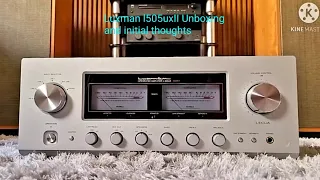 Luxman L505uxii Integrated Amplifier unboxing and initial impressions