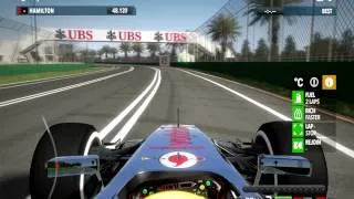 F1 2012 Melbourne qualifying with primes 1:23.357