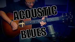 Easy Acoustic Blues | Clapton Style Guitar Backing Track (A)