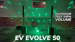 Ev Evolve 50 Outdoor test 100% Volume