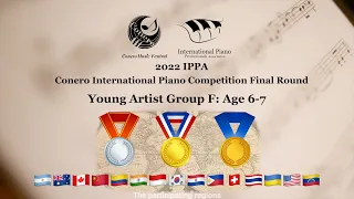 Winners-2022 Final Round Young Artist Group F: Age 6-7