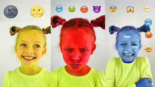 Best ✅🥶🤢😡👿 Emoji Challenge - Cartoon Characters | Compilation #Shorts AnnaKova