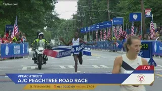 Rhonex Kipruto crosses AJC Peachtree Road Race in record time