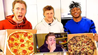 REACTING TO PIZZA COOK OFF vs KSI!