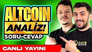 BİTCOİN DÜŞÜŞTE ALTCOİN'LER NE OLACAK ANALİZ SORU CEVAP