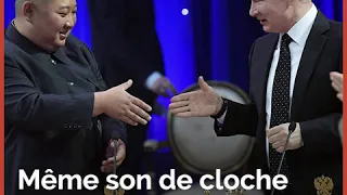 Pour leur première rencontre, Vladimir Poutine et Kim Jong-un affichent une entente cordiale