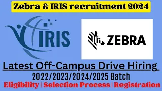 Iris off campus drive for 2023/2024/2025 batch |Latest Internship for Freshers| Jobs 2024
