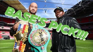 BASE'S PICK!!! 🥊 #FuryWhyte #TysonFury #DillianWhyte