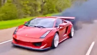 Meet the World’s First Cummins Diesel Lamborghini, Rolling Coal with 1000HP!!!