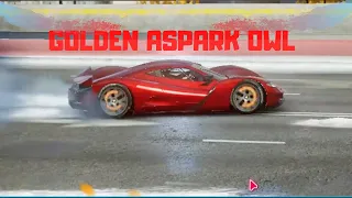 THE KING OF ACCELERATION! | Golden Aspark Owl test drive in Asphalt 9 MP