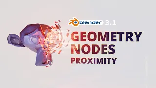 Blender Geometry Nodes Proximity Disintegration For Beginners  | Part 2/3