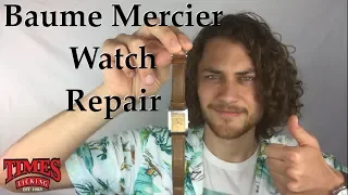 Steps To Fixing Your Baume & Mercier Watch