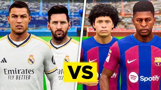 I Put Messi & Ronaldo VS Pelé & Maradona...