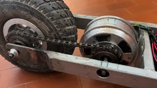 SCOOTER WITH HOMEMADE HOVERBOARD MOTOR, DIY, INVENTIONS AND IDEAS