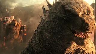 Godzilla and Kong part ways (no background music) - Godzilla vs Kong